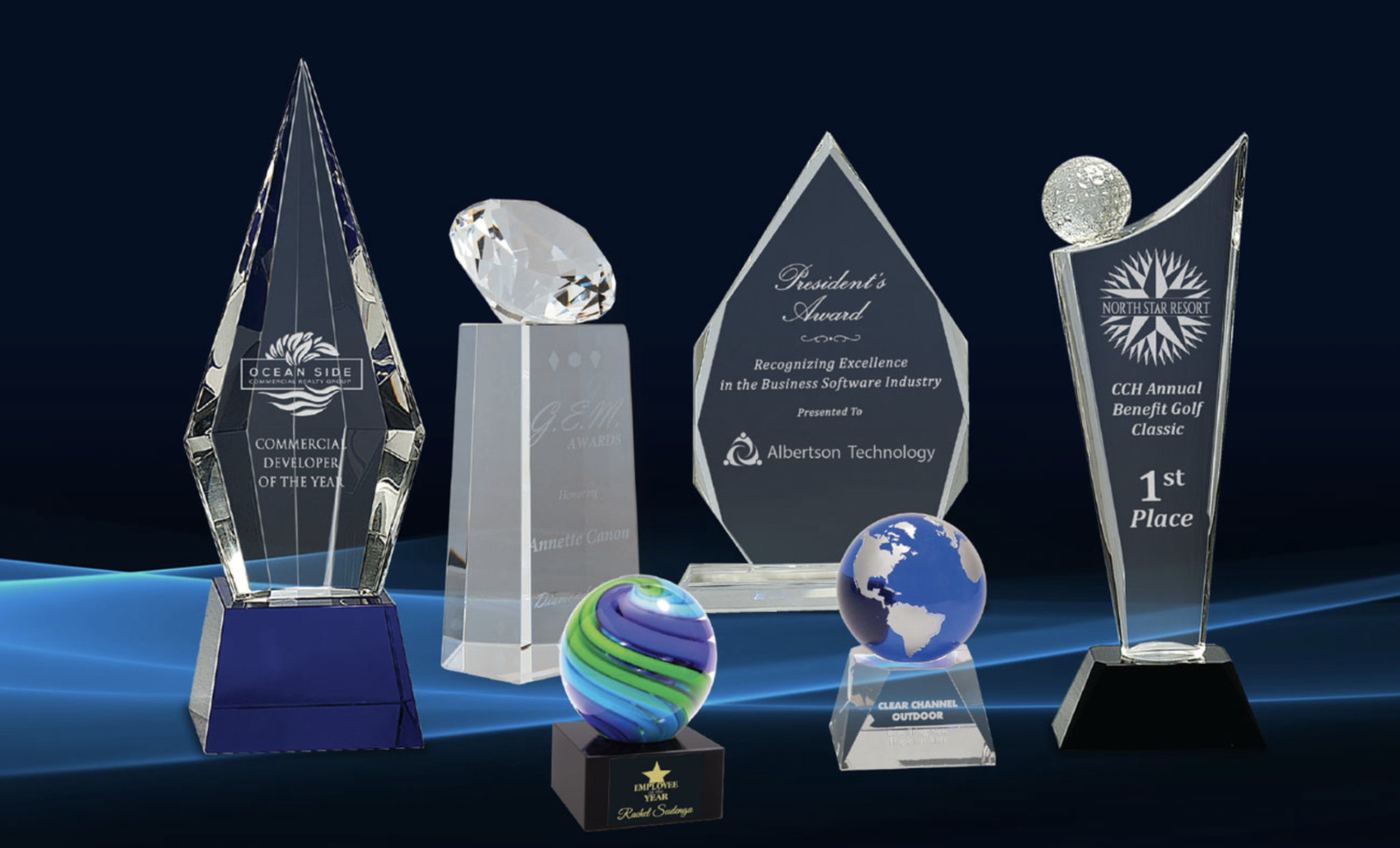 Throphy Type Message In Crystal vs Glass Awards, what's the difference? - Mike's Trophies & Awards